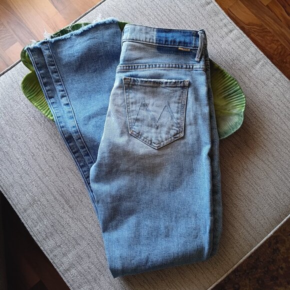MOTHER Jeans Stunner Cruiser (Flare changed to Straight Leg) 32" Inseam - Picture 3 of 11